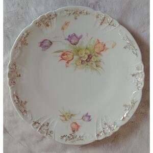 Plate antique Weimar Germany decorative Dinner serve ware